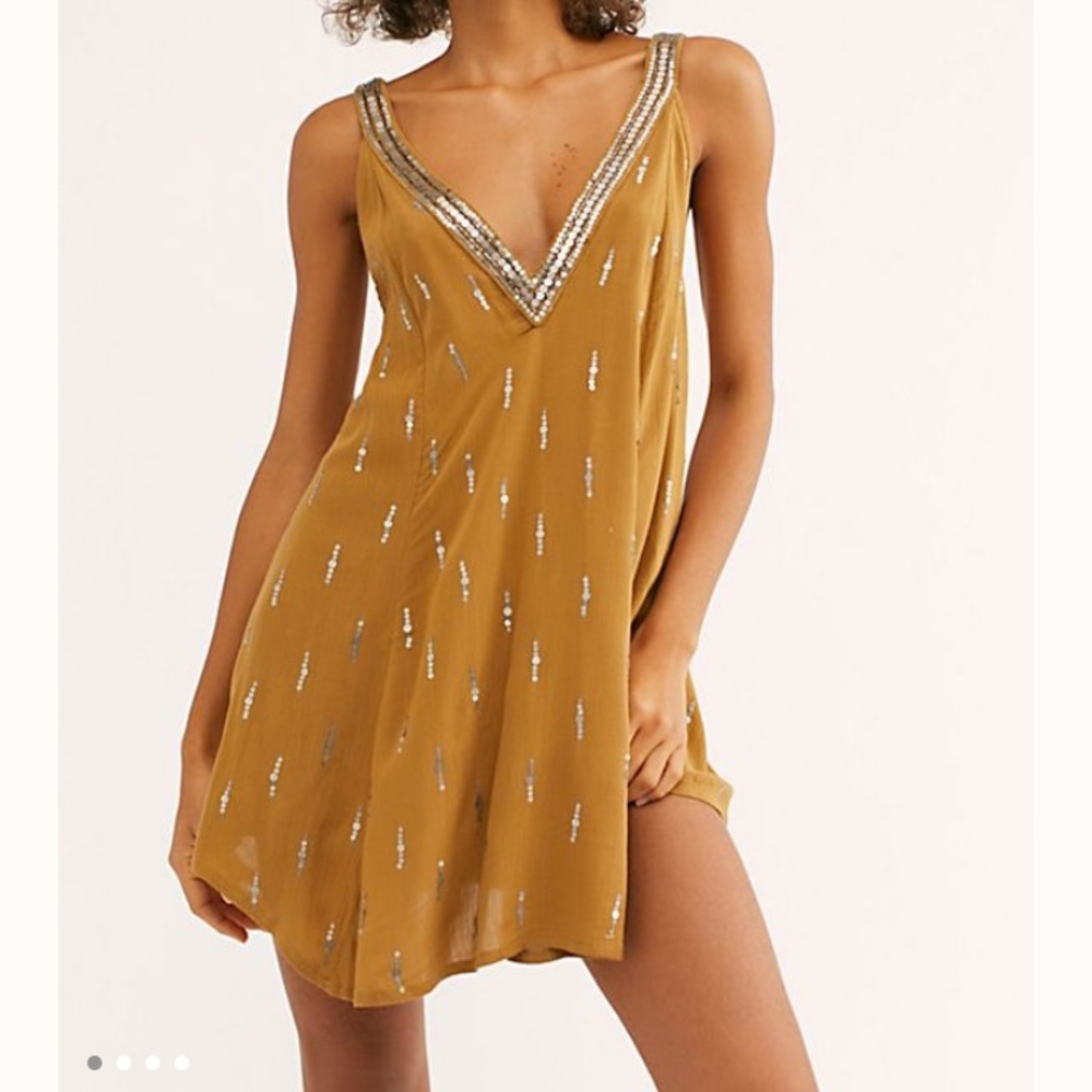 Free People "Rising Sun Slip" dress